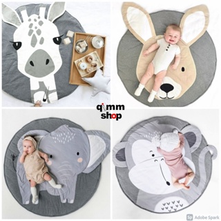 【Qimm shop】北歐風 ins立體動物地毯 遊戲墊 爬爬墊 地墊 拍照背景布 嬰兒房 遊戲室 裝飾 擺飾 地毯