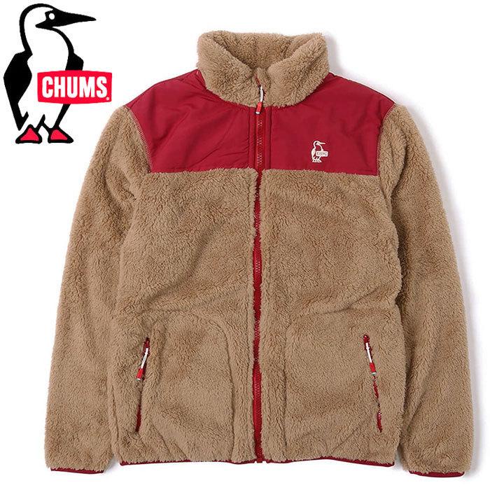 CHUMS Elmo Fleece Jacket刷毛保暖外套 棕/紅 CH041230B047