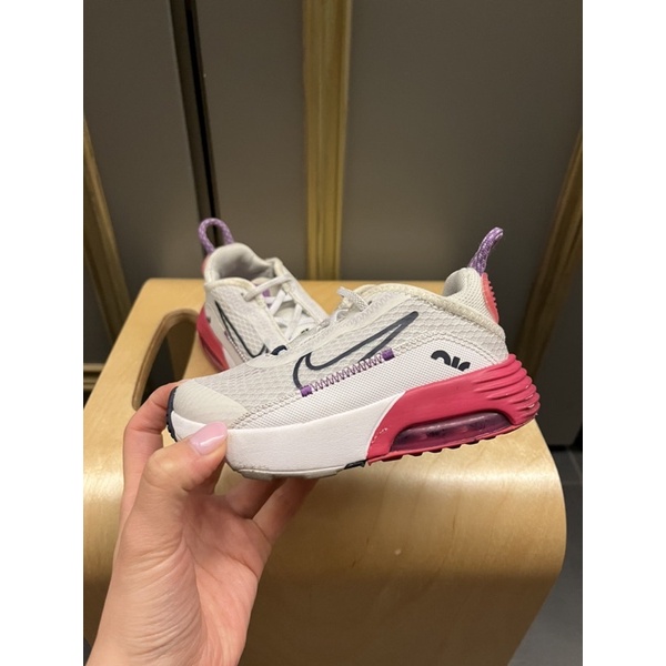 [二手］Nike air max 2090 GS 桃紅色 尺寸7C  13cm