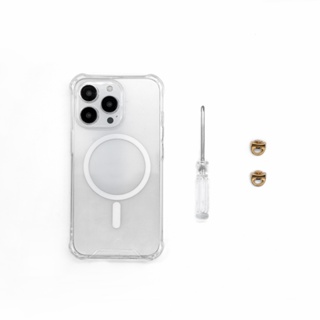 【ekax】雙鉤MagSafe透明磁吸無線充手機殼 for iPhone 系列