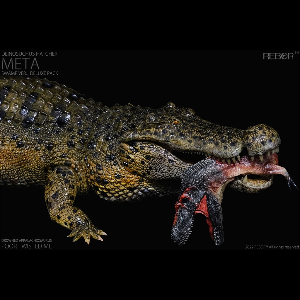 Rebor 1/35 Deinosuchus Hatcheri Meta Swamp Ver.deluxe Pack 皺