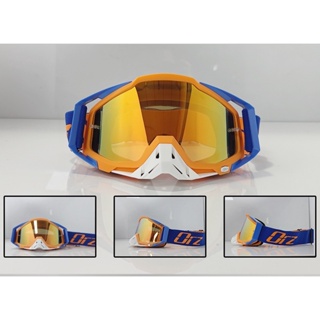 ORZ滑雪防風鏡越野頭盔透明護目風鏡機車眼鏡 附送透明鏡片