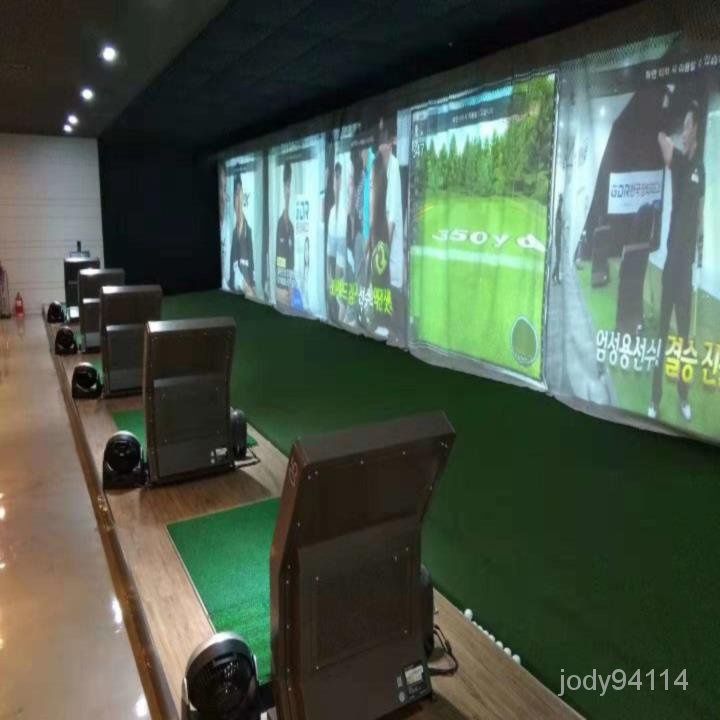 免運~高爾夫幕佈室內模擬器投影佈golf加厚抗打擊靶佈練習網消光高清佈 M4S8