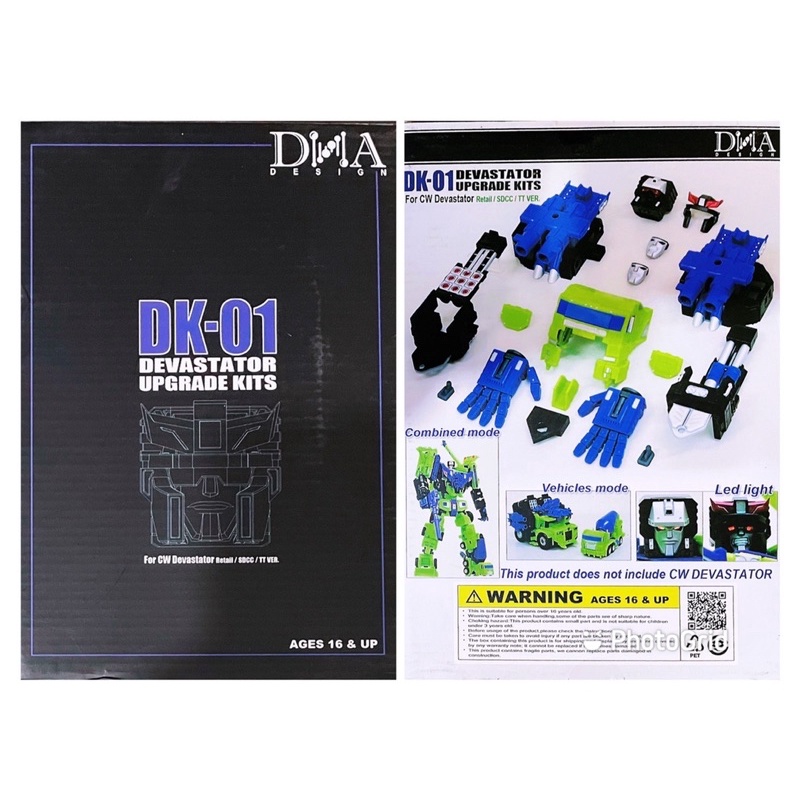 【BWT】DNA Design DK-01 合體戰爭-大力神 升級配件包 全新現貨