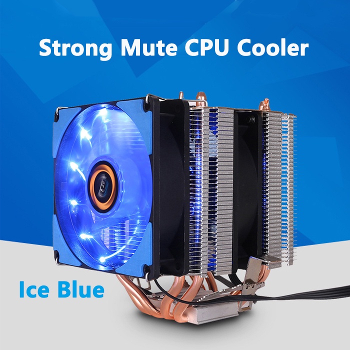 英特爾 熱管 4 9 厘米風扇空氣塔冷卻器 CPU RGB 3Pin Lyczar 風扇散熱器支持 Intel AMD