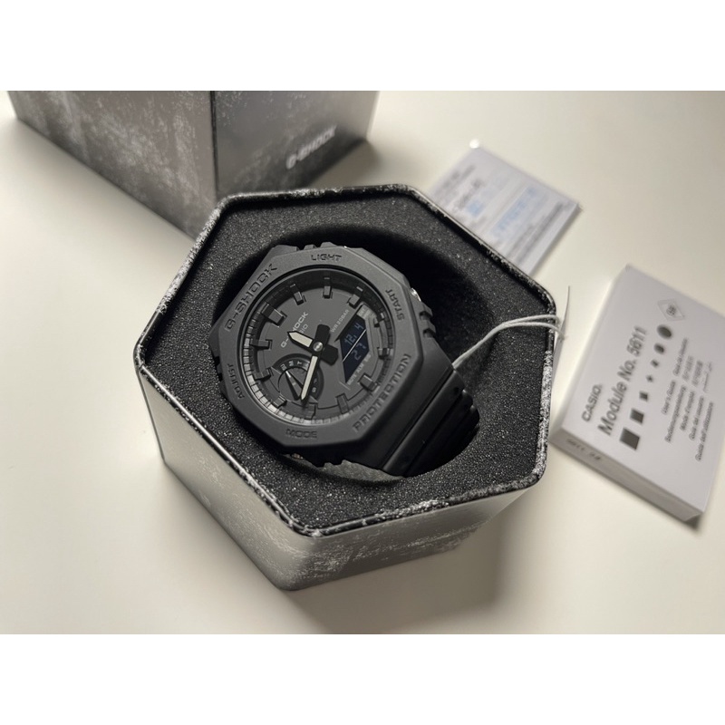 G-Shock GA-2100-1a1 全黑 全新 台灣公司貨  2022/11/21 Casio官網購入 限時優惠