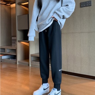 衣時尚 寬褲 束腳褲 長褲 M-2XL 冬季加絨加厚顯瘦休閒束腳褲褲MB033-W910 Z26