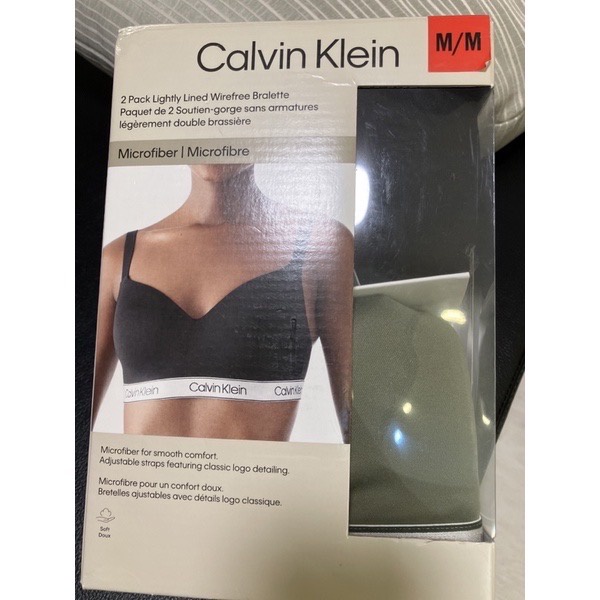 全新 一組 好市多 Calvin Klein 內衣 CK女無鋼圈內衣組  costco 無鋼圈 內衣 CK