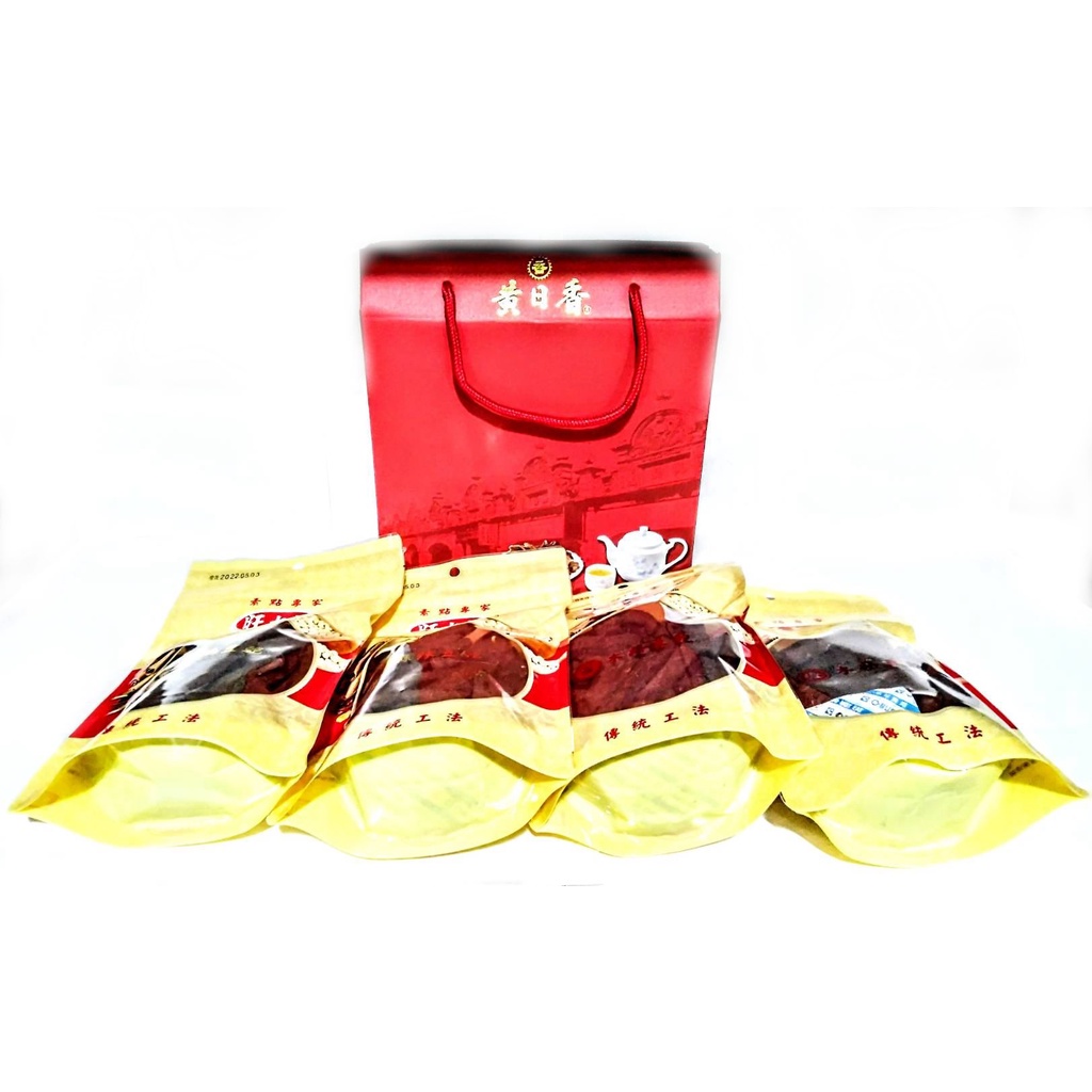 【MR.HaoHao 】品牌禮盒(旺大溪-素肉鬆4包＋黃日香禮盒)三盒一箱