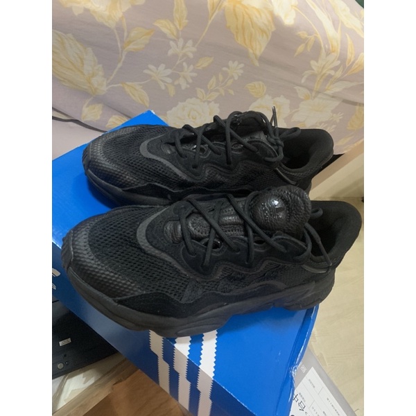 ［全黑二手USD7.5 25.5cm]Adidas originals Ozweego休閒鞋