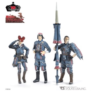 VOLKS造型村 戰場女武神 1/35戰車 三葉草號 人形公仔 不挑盒況 組裝模型 豬帽子模型玩具