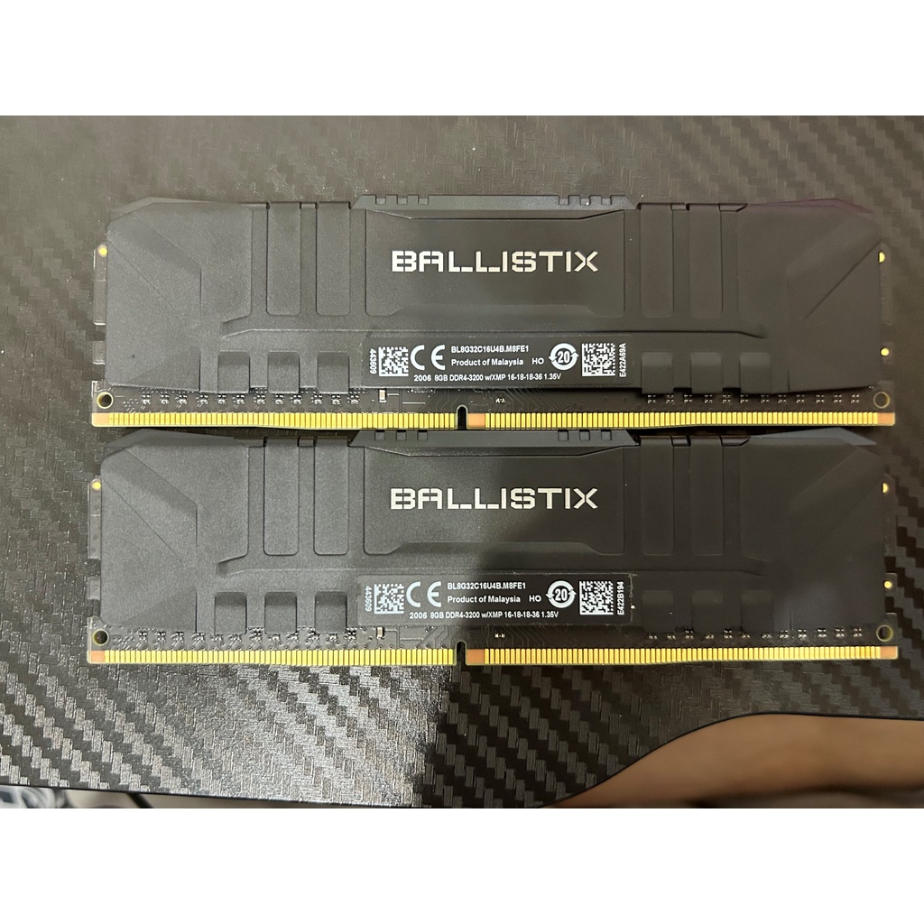Micron 美光 Ballistix 競技版 DDR4-3200 （8GBx2）
