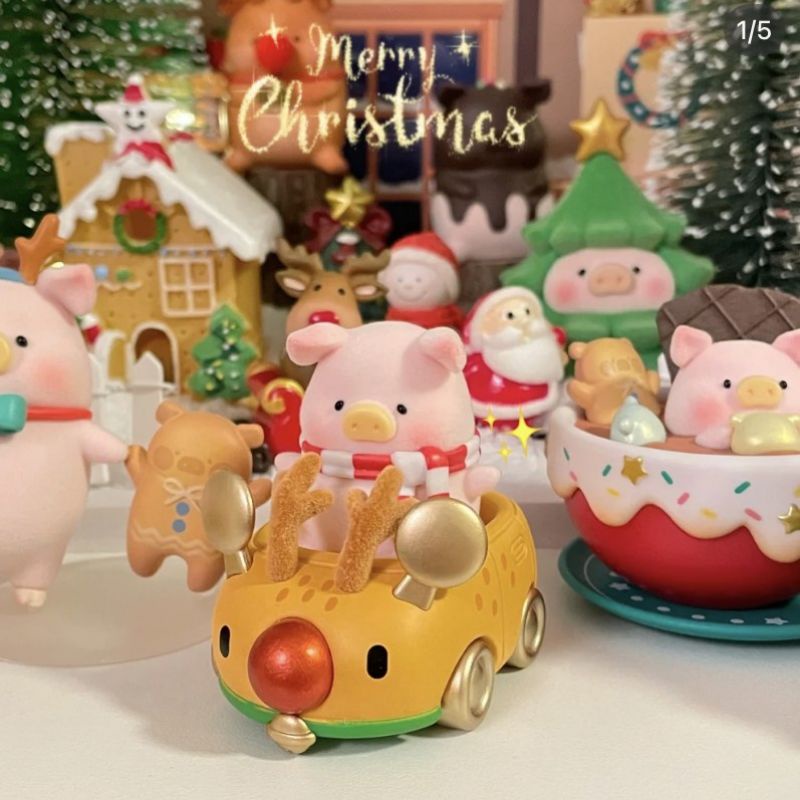 現貨 lulu lulu豬 罐頭豬 聖誕 聖誕節 聖誕小鎮系列 隱藏 隱藏版 盒玩 聖誕節禮物