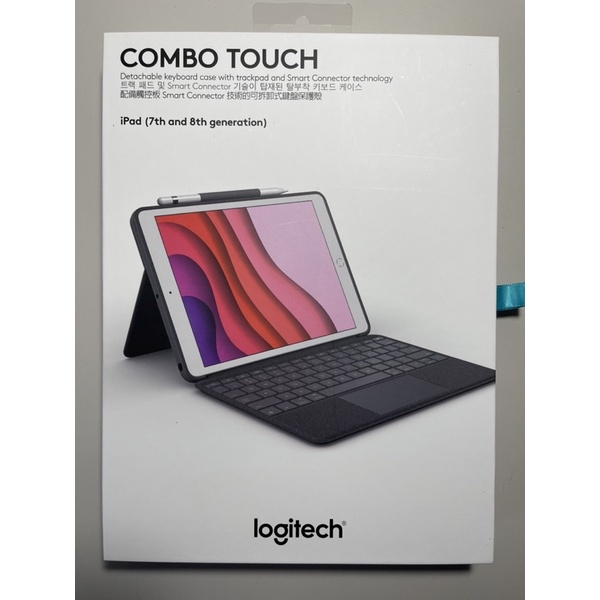 iPad 7 / 8 / 9 羅技Logitech COMBO TOUCH 鍵盤 （9成新）