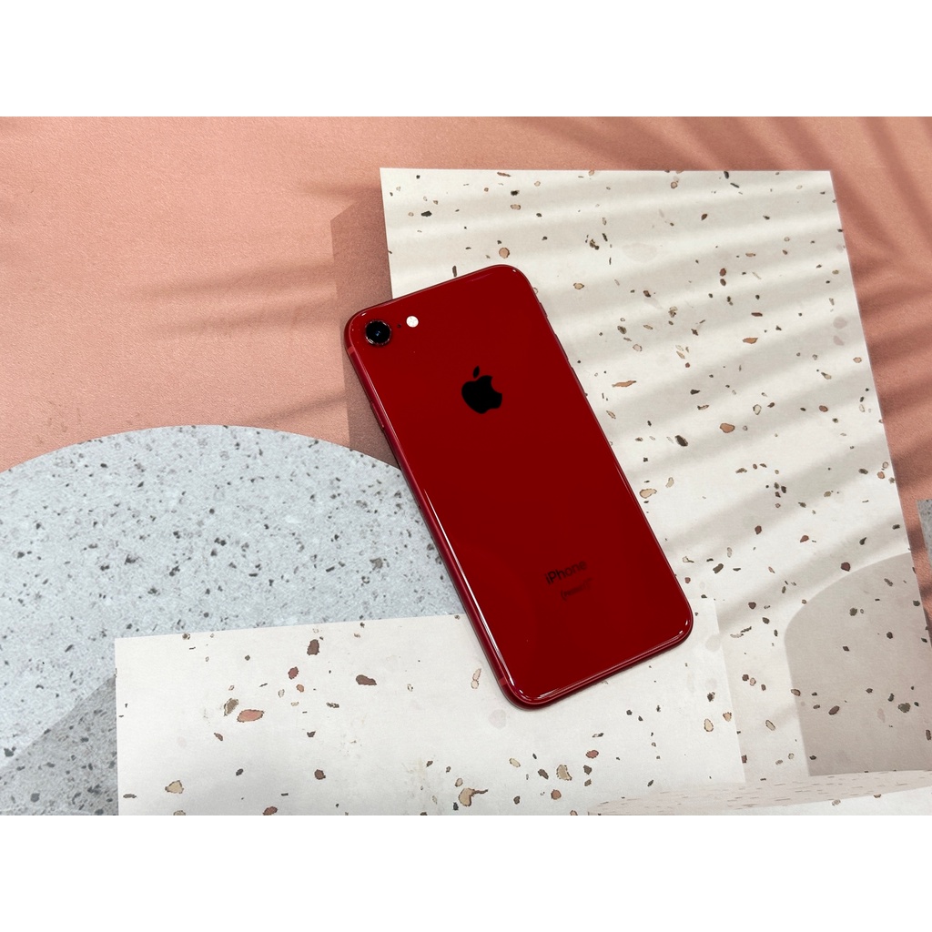 🧸iPhone 8 64G紅 電池79% 可加購換全新電池