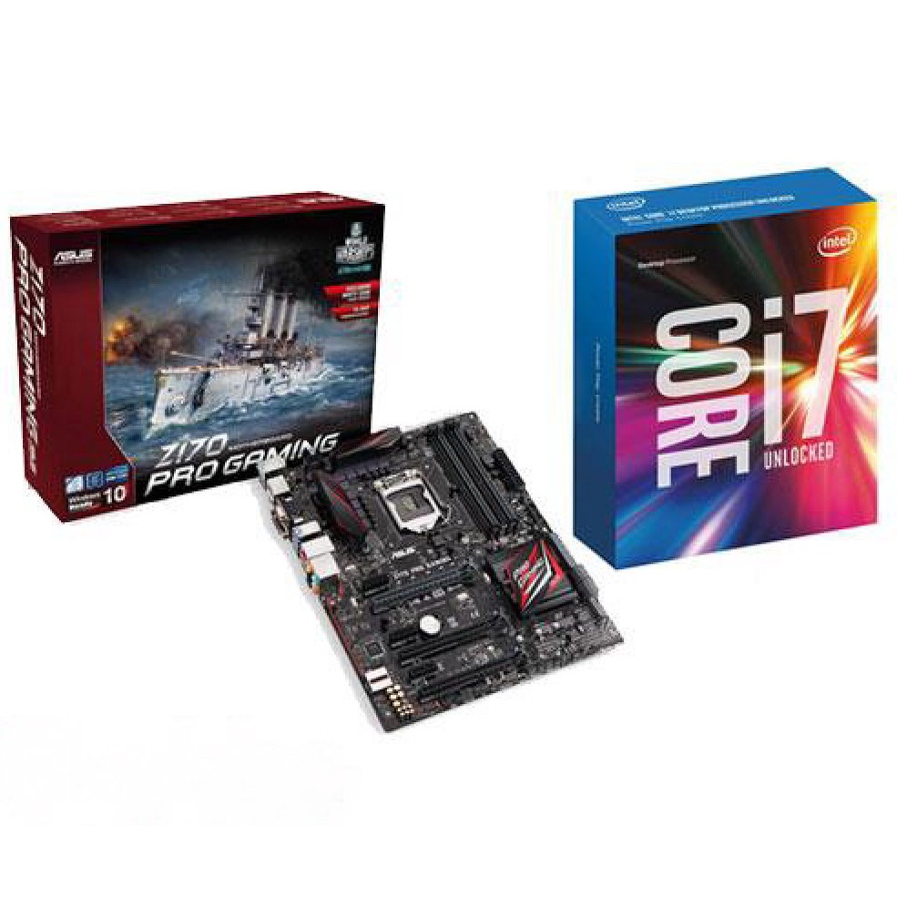 【華碩 Z170-PRO GAMING電競主機板+INTEL i7-7700-CPU】一手貨◆一手貨◆(台灣賣家/當天出