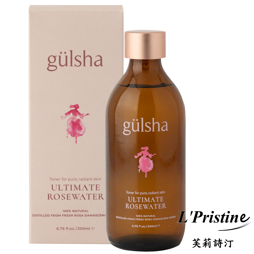 【gulsha古爾莎】大馬士革極致玫瑰純露 200ml (土耳其玫瑰水 保濕亮白化妝水) 九耀企業獨家代理