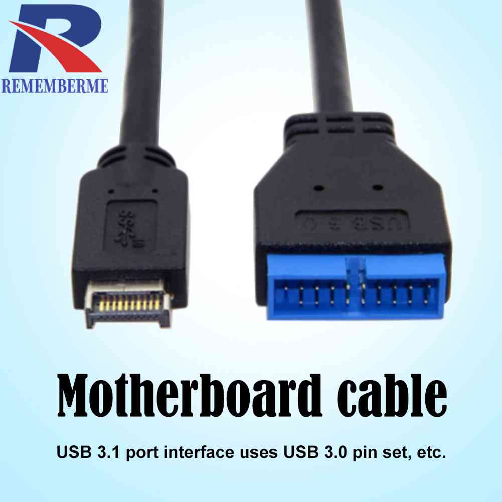 適用於華碩主板的 USB3.1 前面板接頭 USB3.0 20Pin 延長線