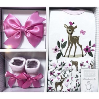 Hudson Baby 新生兒 4 件禮盒組Deer