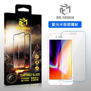 DR.TOUGH硬博士 強化玻璃保護貼(藍光半版) Apple iPhone系列