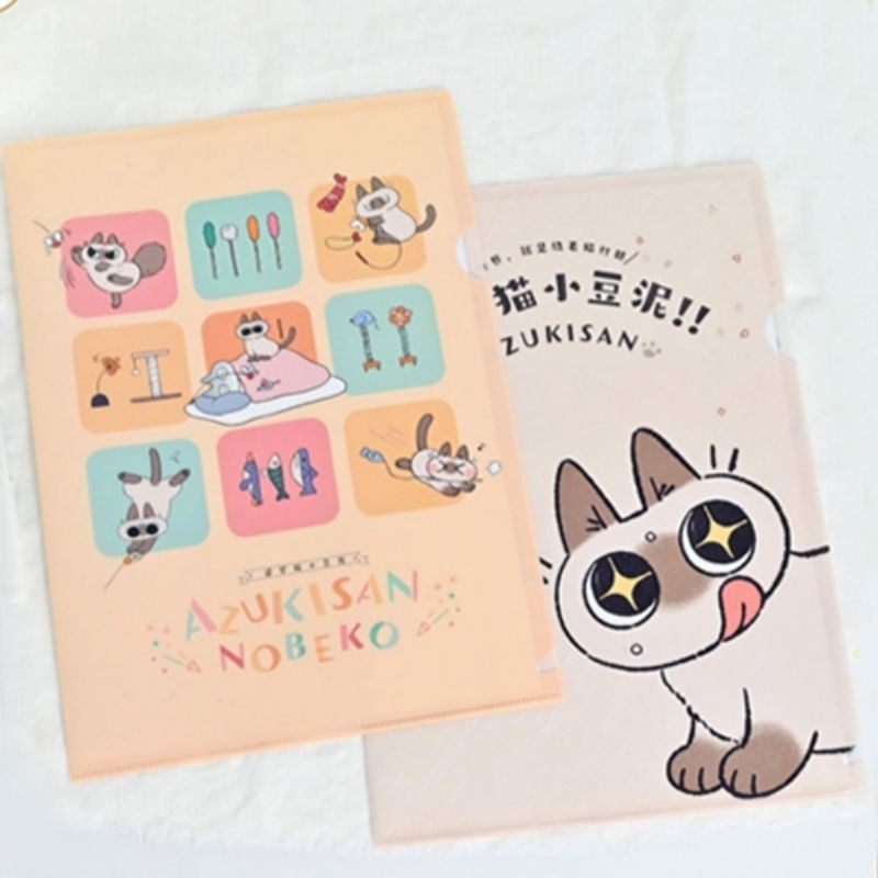【現貨】暹罗猫小豆泥周邊-A4文件夾 L夾 資料夾
