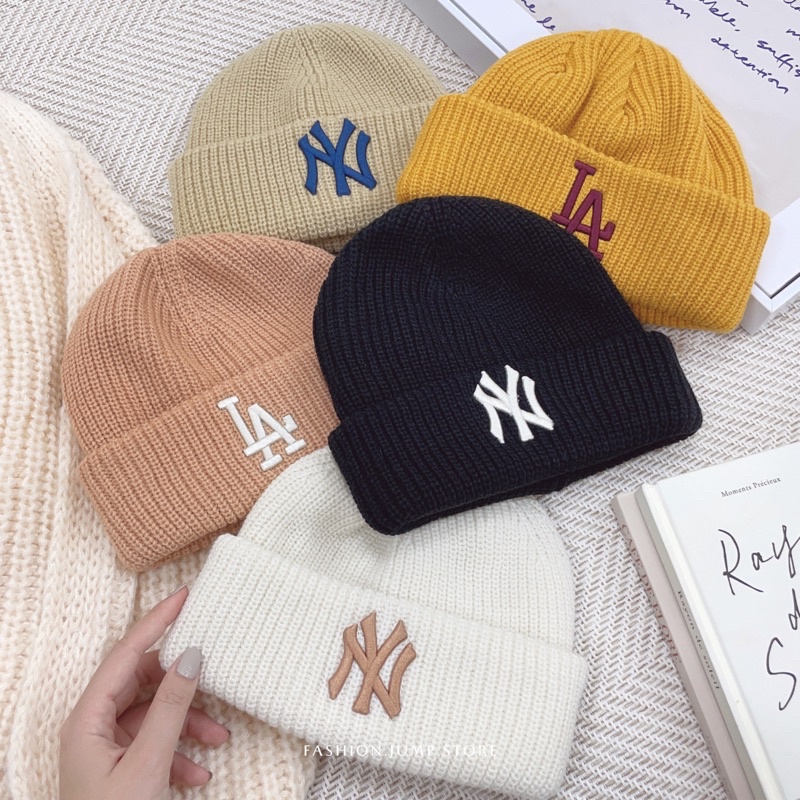 【FJstore】正品最低價 MLB KOREA  針織 毛帽 秋冬 出國 旅遊 外出 必備