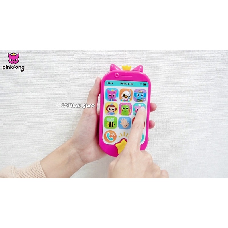 Pinkfong 正版 碰碰狐 英語版 兒童手機音樂玩具 英語教具 聲效 寶寶 電話玩具