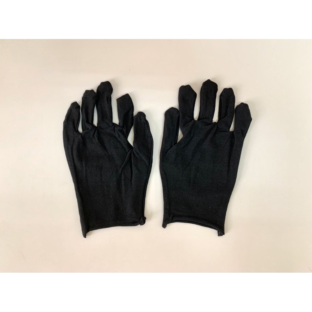 [免運]maimai 黑色/白色 素色棉質手套