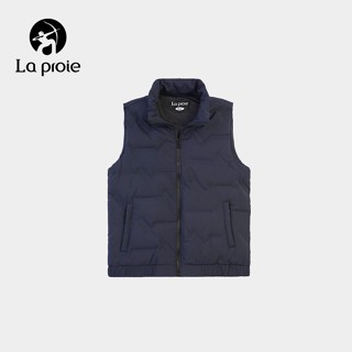 LA PROIE 男款輕量保暖羽絨背心 深藍 CKB271018