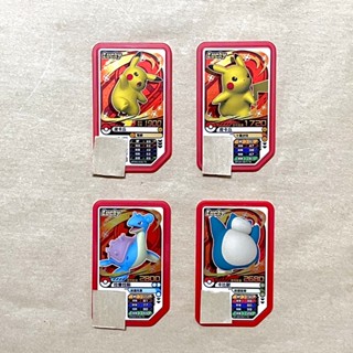 正版熱銷✩寶可夢 Pokémon gaole Lucky卡/幸運卡/紅卡/皮卡丘（電網)(十萬伏特）/拉普拉斯