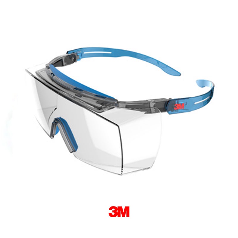 【原艾國際】3M SF3701XASGAF-BLU 覆蓋式透明安全眼鏡