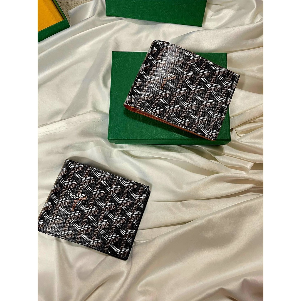 法國 Goyard 經典vic 八卡 男士短夾  黑棕 送禮自用都合適 $3xxxx