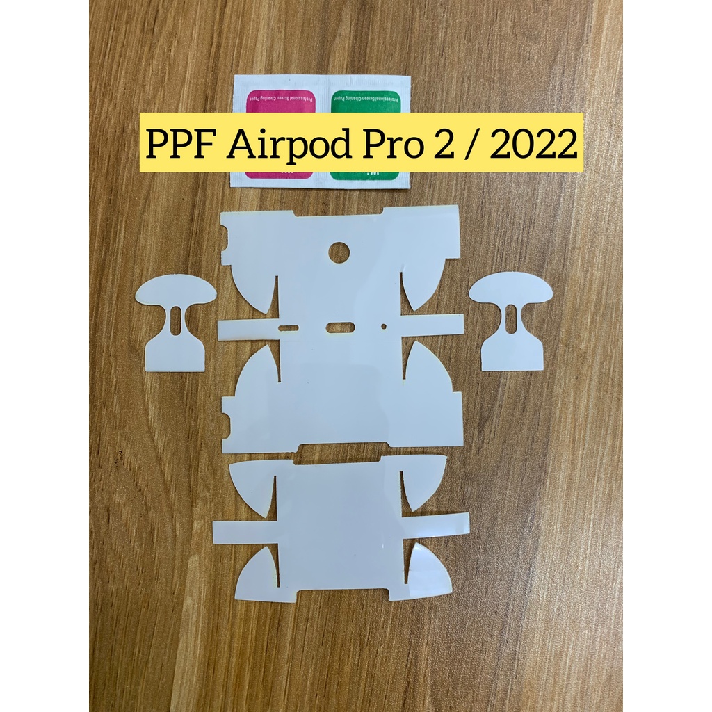 粘貼透明 PPF 用於 Airpod Pro 2 / 2022 和 Airpod 3 / 2021