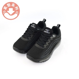 COMBAT艾樂跑女鞋-氣墊系列透氣運動鞋-黑(22305)