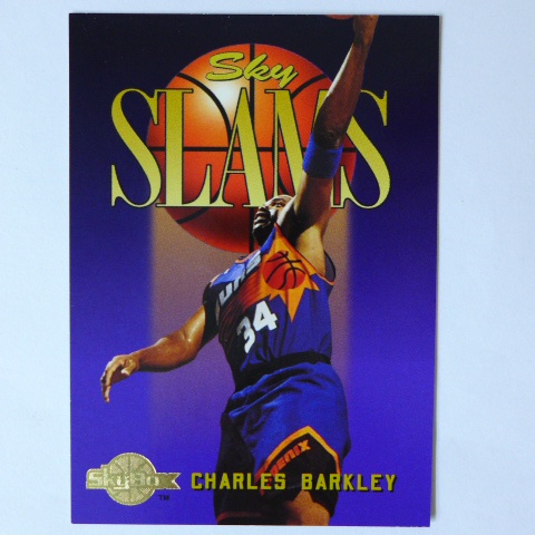 ~ Charles Barkley ~名人堂/惡漢/查爾斯•巴克利 1995年SkyBox SLAMS.NBA籃球卡