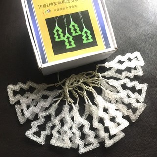 庫存出清～全新B&Q 特力屋 16燈聖誕樹造型燈 Led燈串 聖誕燈飾 Led燈 聖誕節裝飾品 新年佈置 改變居家氣氛