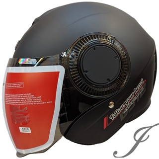 ASTONE DJ12 素色 平光黑 半罩式安全帽 輕量 全可拆洗
