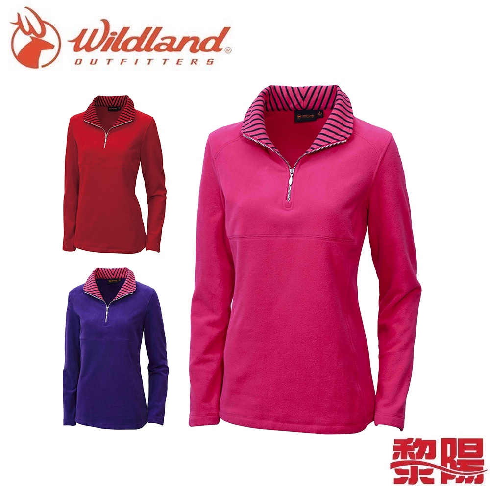 Wildland 荒野 12501 彈性奈米銀PILE衣 女款 (3色) 中層衣/保暖/透氣/彈性 01W12501