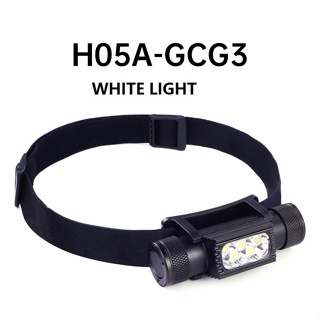 Wurkkos H05A USB C 可充電頭燈 XPG3 白色 LED 和 紅色 LED 18650 頭