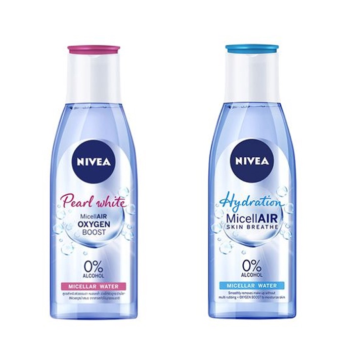 NIVEA 妮維雅 淨白透亮／保濕控油 深層卸妝水(200ml)【小三美日】D353252