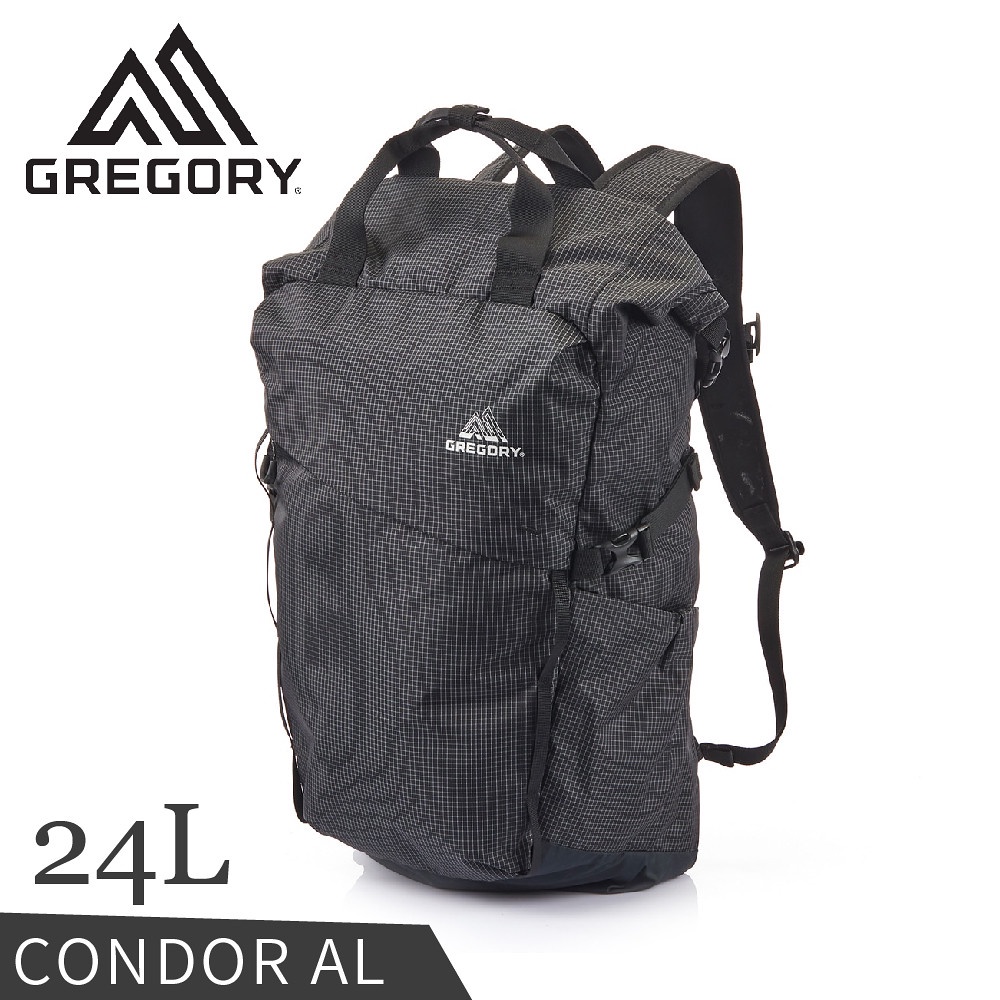 【GREGORY 美國 24L CONDOR AL 輕量後背包《黑》】142520/雙肩背包/旅行後背包/輕便背包