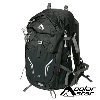 【PolarStar】透氣網架健行揹包35L『黑』P22752