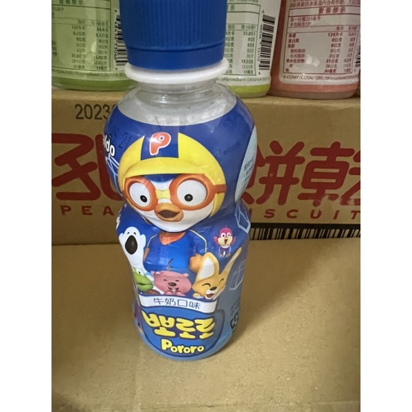 pororo 啵樂樂 乳酸飲料 牛奶口味 235ml 罐裝 韓國製