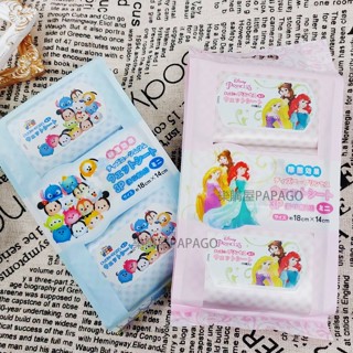 N【日本進口正品】【臺灣現貨】PIXAR玩具總動員 迪士尼公主 tsum tsum 迷你溼紙巾 便攜型溼紙巾 濕紙巾