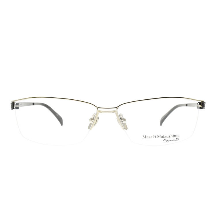 Masaki Matsushima 鈦光學眼鏡 MFT5058 C1 流線半框款 TYPE S系列 眼鏡框 -金橘眼鏡