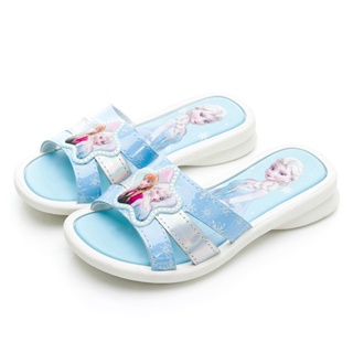兒童拖鞋 【Disney 迪士尼】冰雪奇緣 童拖鞋-藍/FOKS25606