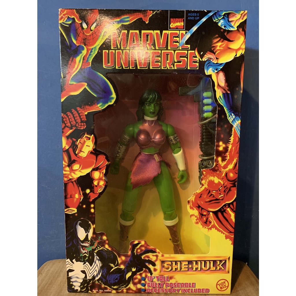 ToyBiz 1997 漫威宇宙 SHE-HULK 女浩克可動人偶