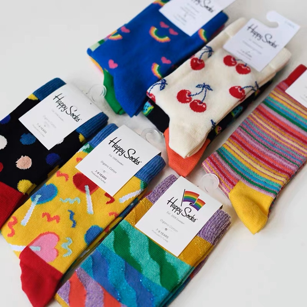 ［艾莎飾品］Happy socks 瑞典襪／超爆款／繽粉／現貨／男襪(3)
