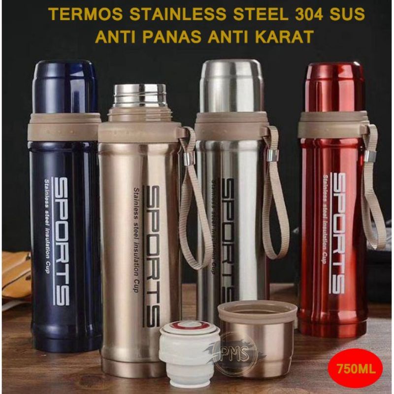 Termos Unique Thermos 不銹鋼保溫瓶 750ml 旅行保溫瓶防保溫瓶