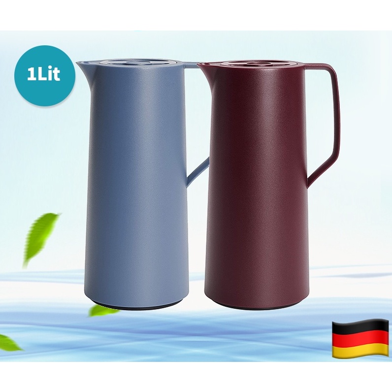 Emsa Motiva Thermos Flask,保溫長達 24 小時,容量 1L,不銹鋼材質,安全有效 蝦皮購物